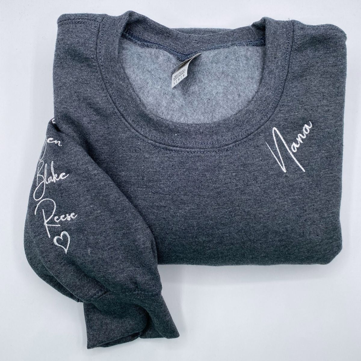 Embroidered Nana Hoodie with Kids Names - Grandma Gift