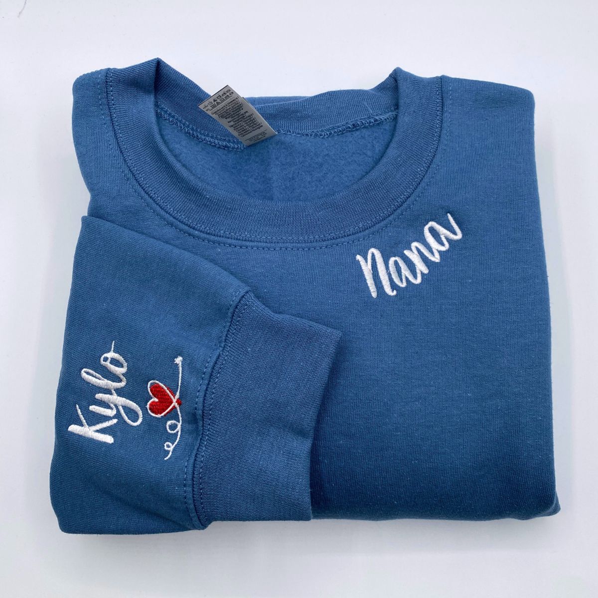 Embroidered Nana Hoodie with Kids Names - Grandma Gift