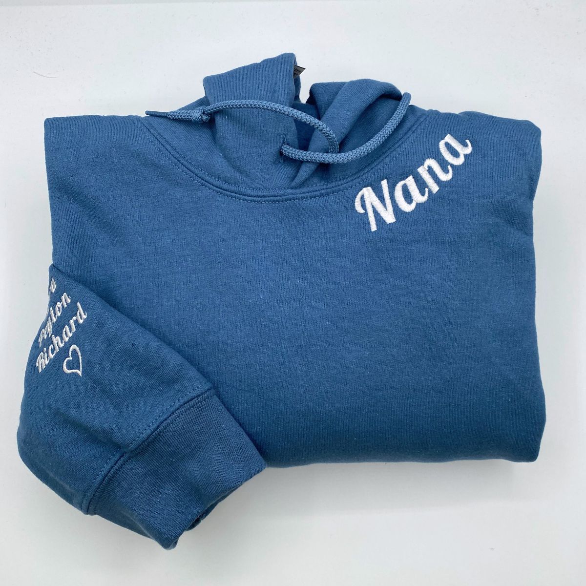 Embroidered Nana Hoodie with Kids Names - Grandma Gift